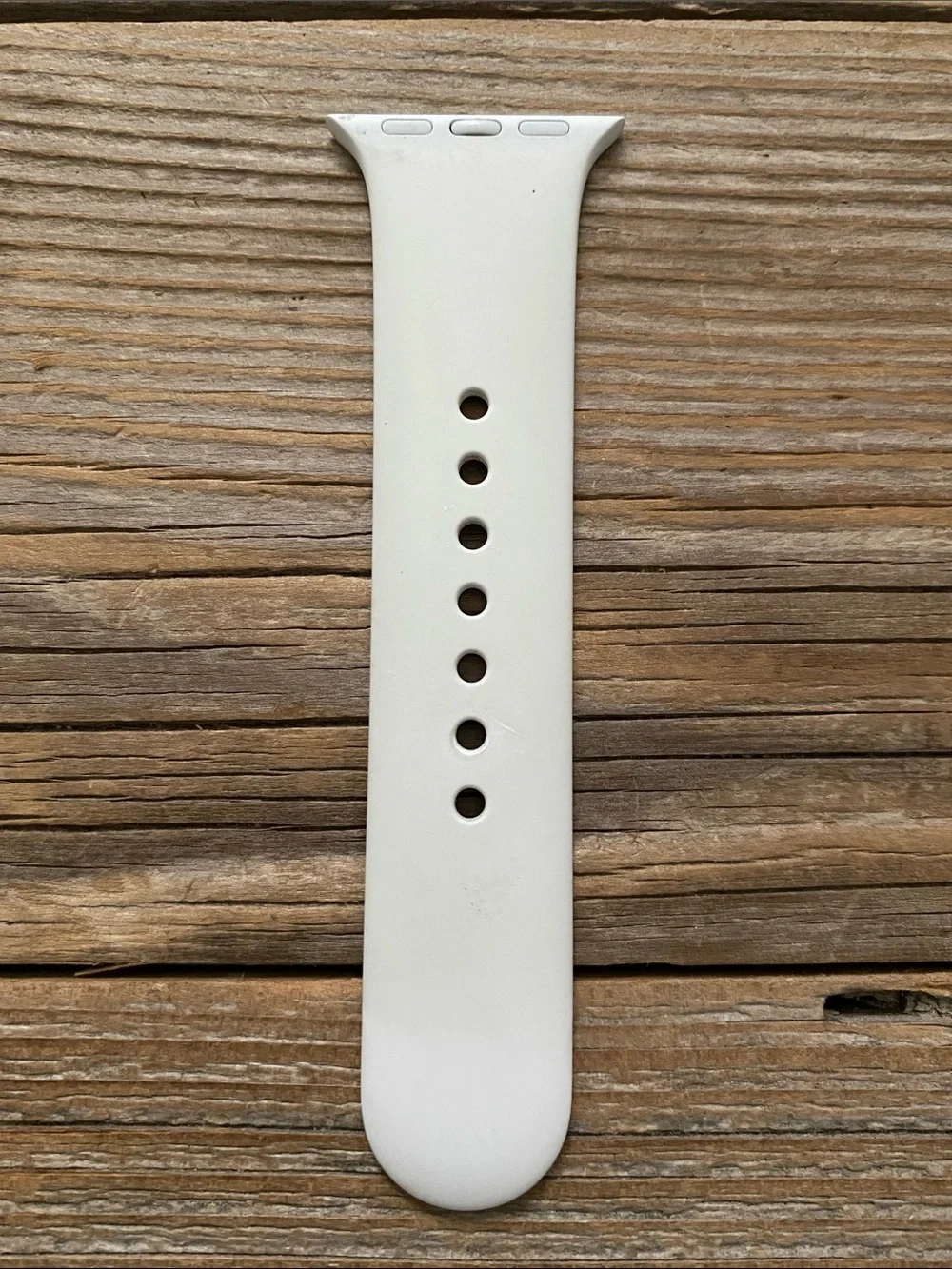 Apple Watch Sport Band. Adjustable End Only. White.